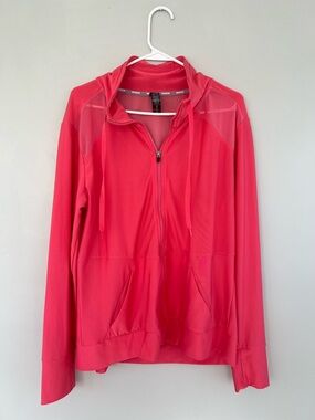 RBX Hot Pink Full-Zip Activewear Jacket
